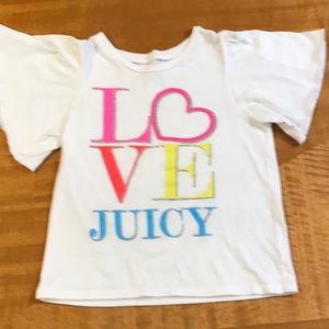 Juicy Couture White Cotton Love Shirt